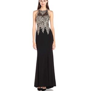 Xscape Women's Illusion Gown